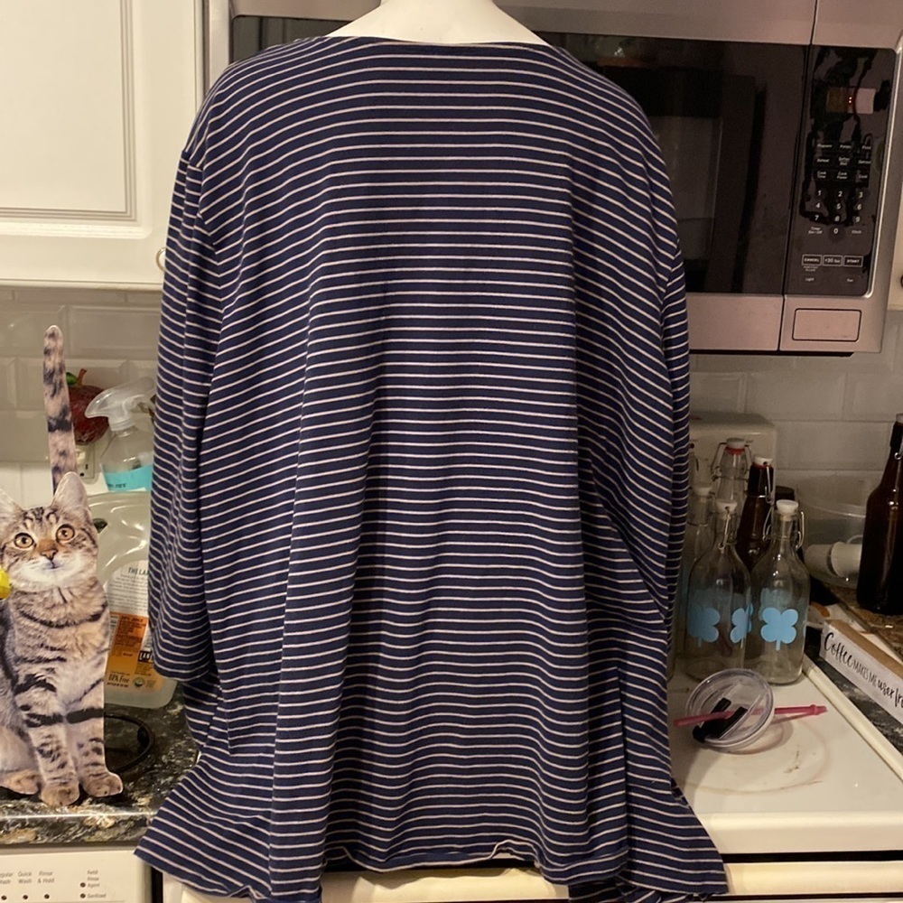 A womens Catherine’s 3/4 sleeve stretch worn open plus size cardigan size 5X - Picture 2 of 4
